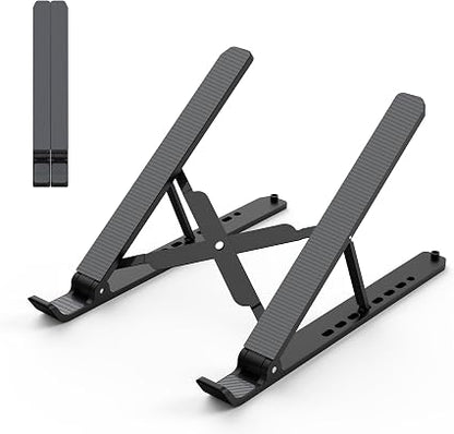 Adjustable Laptop Stand | Foldable Laptop Riser for Desk | IJ Computers